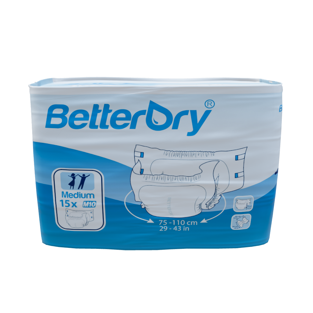 Betterdry 10 Adult Diapers Crinklz