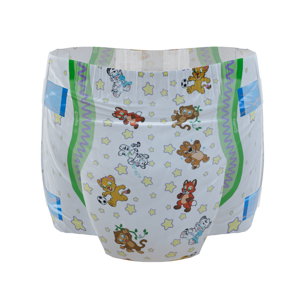 Crinklz Original adult diaper 3D model